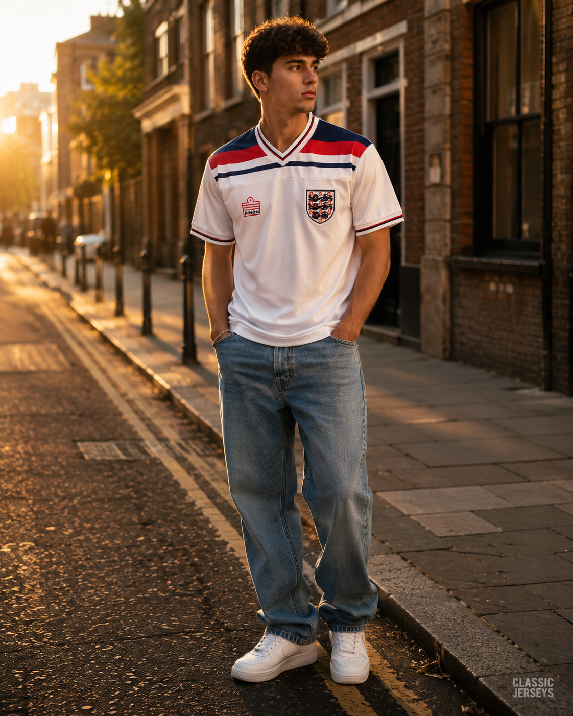 Retro 1982 England Home Jersey