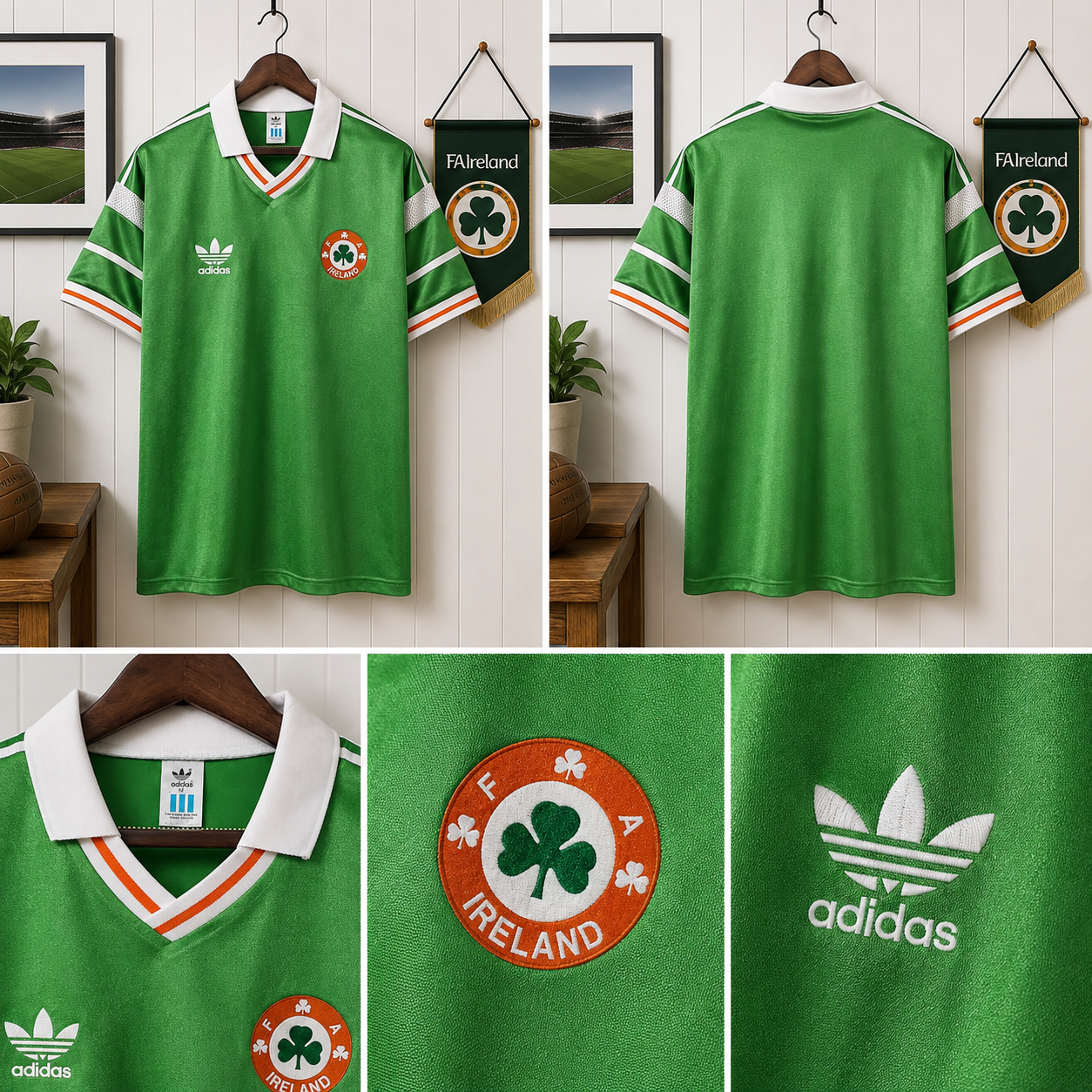 Retro 1988 Ireland home