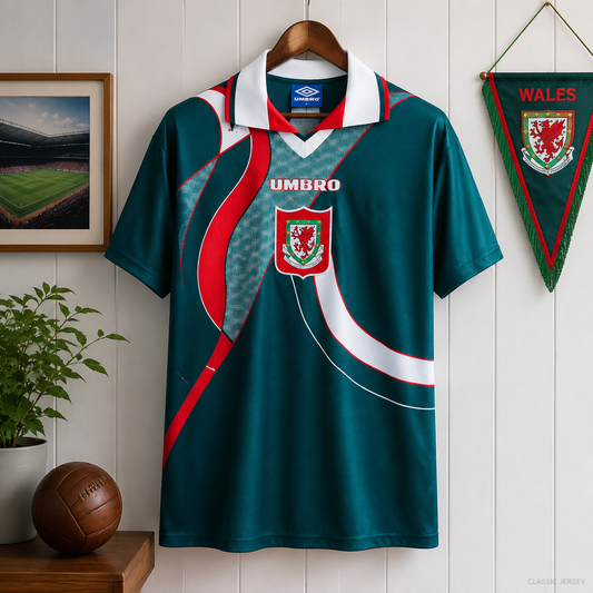 Wales Retro 1994–95 Away Jersey