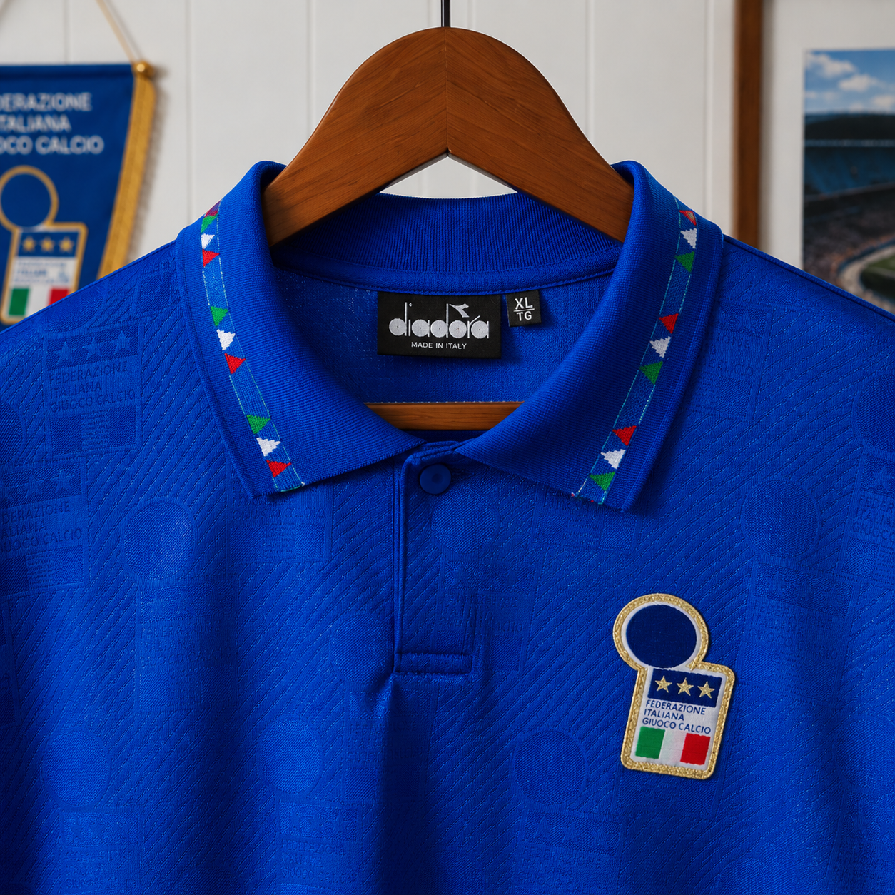 Italy Retro 1994 Home Jersey