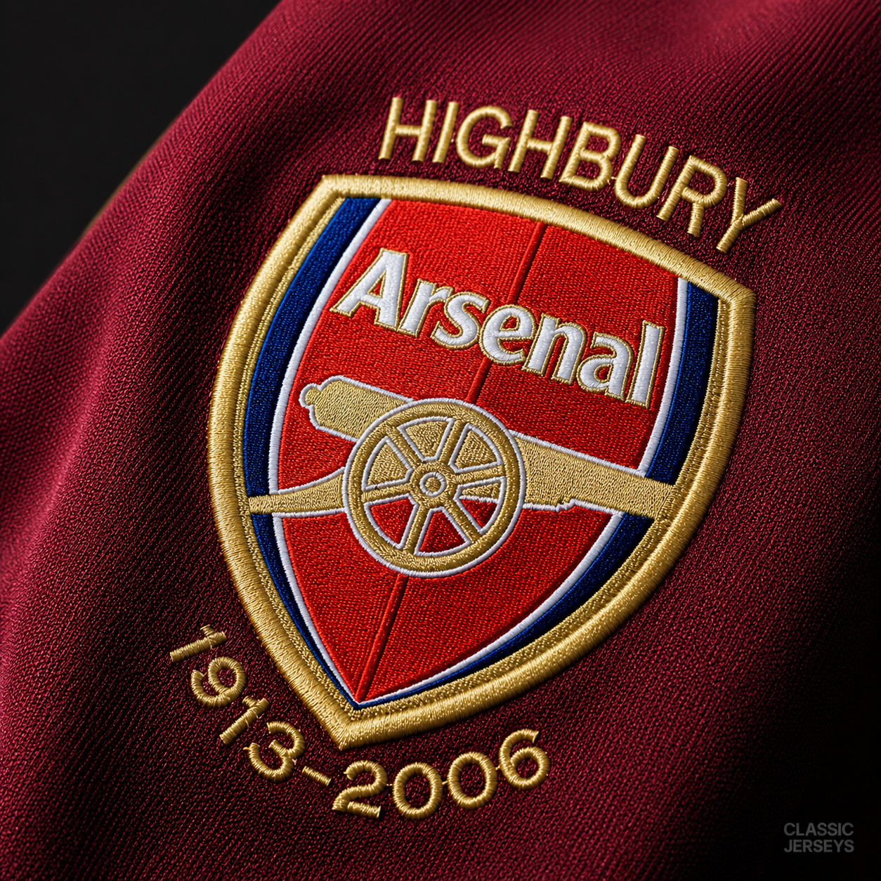 Arsenal Retro Home Soccer Jersey 2005–2006