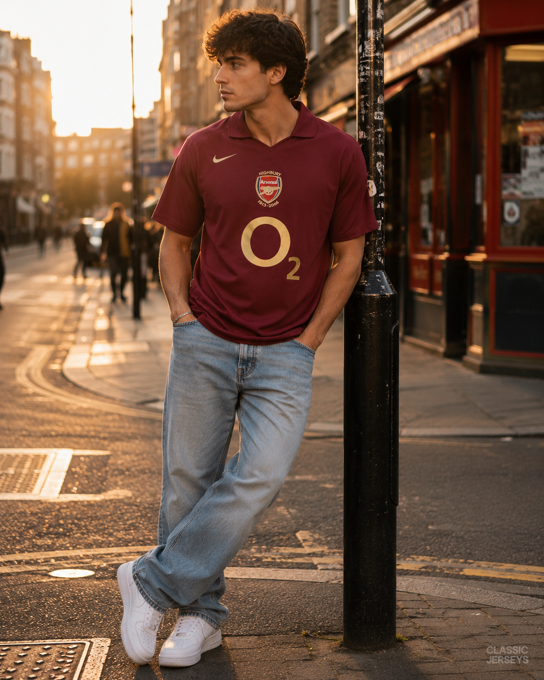 Arsenal Retro Home Soccer Jersey 2005–2006