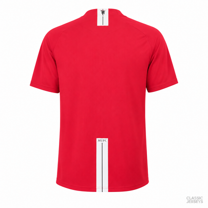 Manchester United Retro Home Premier League Soccer Jersey 2007–2008