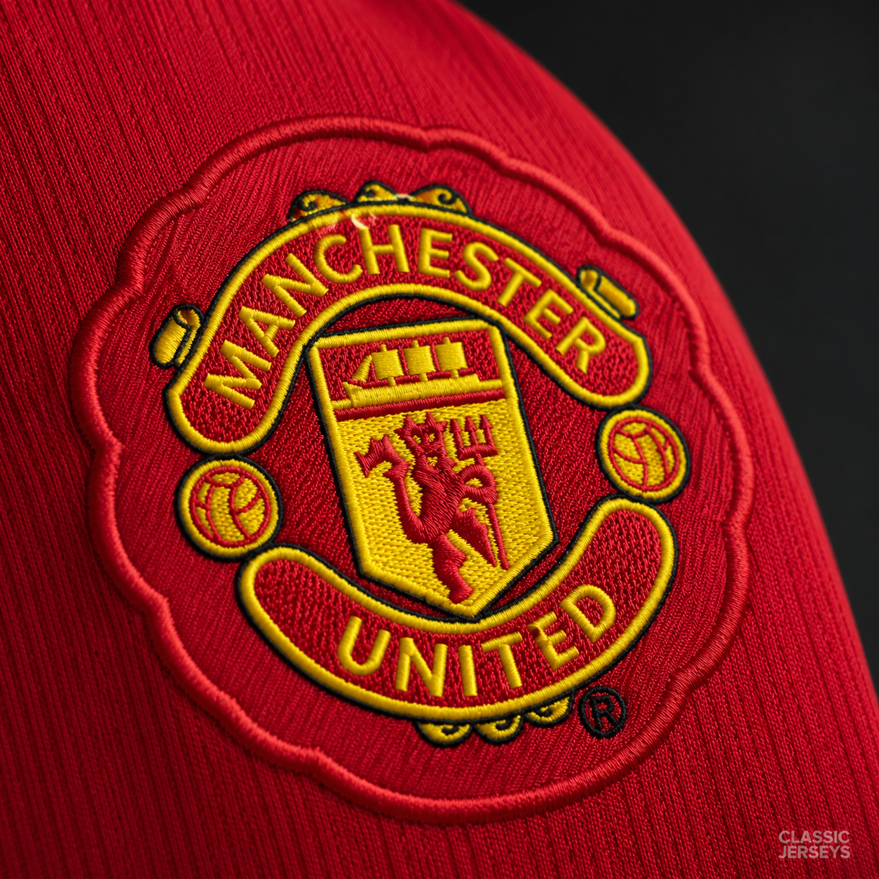 Manchester United Retro Home Premier League Soccer Jersey 2007–2008