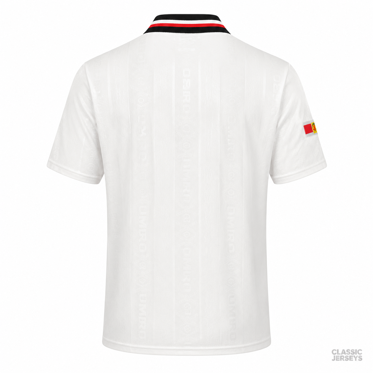 Manchester United Retro White Soccer Jersey 1997–1999