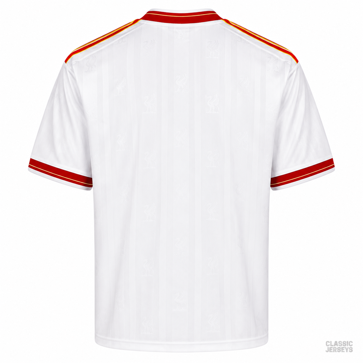 Liverpool Retro Away White Soccer Jersey 1985–1986