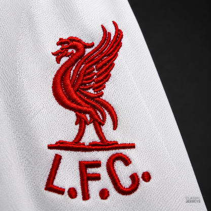 Liverpool Retro Away White Soccer Jersey 1985–1986