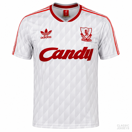 Liverpool Retro Away Soccer Jersey 1989–1991