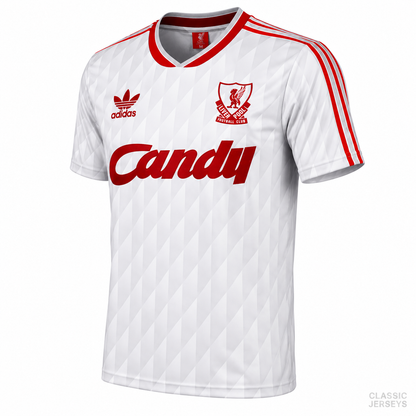 Liverpool Retro Away Soccer Jersey 1989–1991