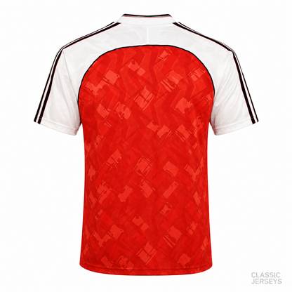 Arsenal Retro Home Soccer Jersey 1990–1992
