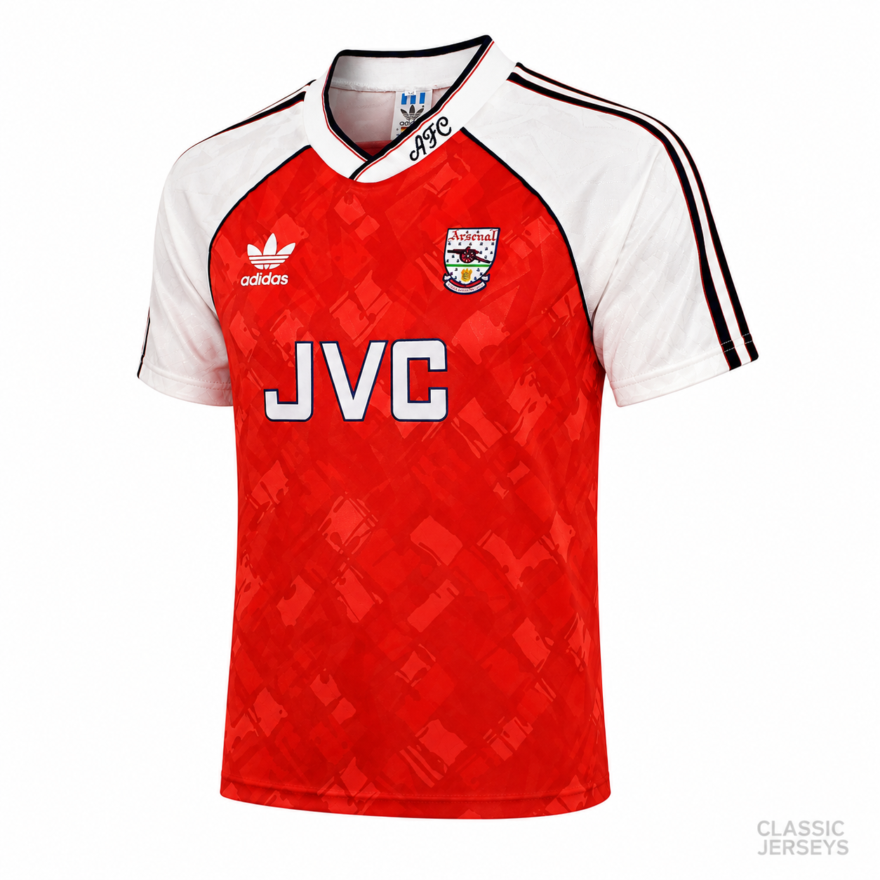 Arsenal Retro Home Soccer Jersey 1990–1992