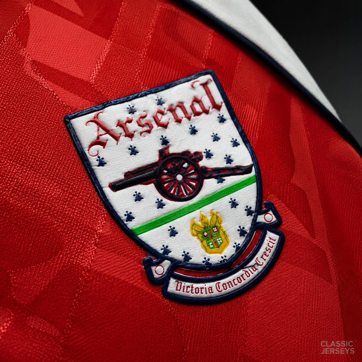 Arsenal Retro Home Soccer Jersey 1990–1992