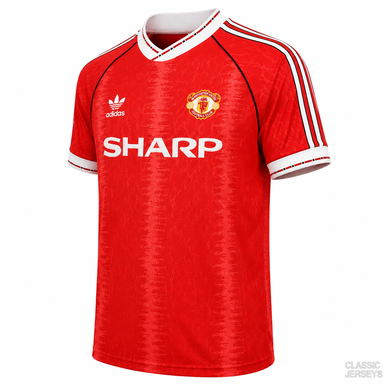 Manchester United Retro Home Soccer Jersey 1990–1992