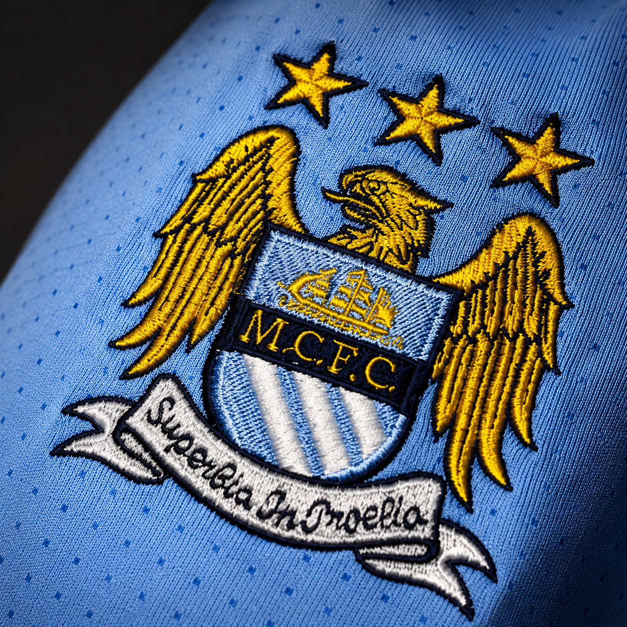 Manchester City Retro Home Soccer Jersey 2011–2012