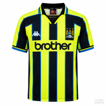 Manchester City Retro Away Soccer Jersey 1998–1999