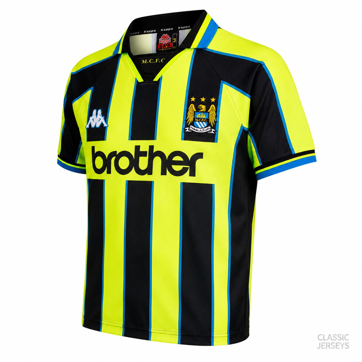 Manchester City Retro Away Soccer Jersey 1998–1999
