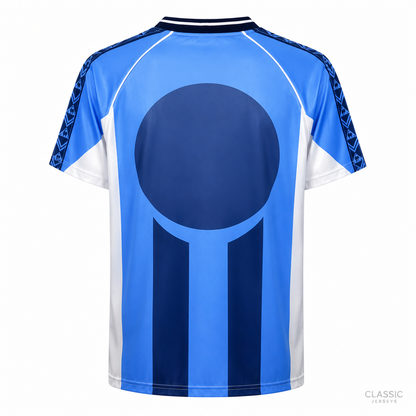 Coventry City Retro Sky Blue & Navy Stripe Home Soccer Jersey 1995–1997