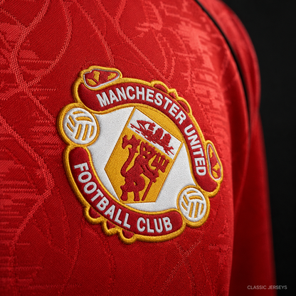 Manchester United Retro Home Soccer Jersey 1990–1992