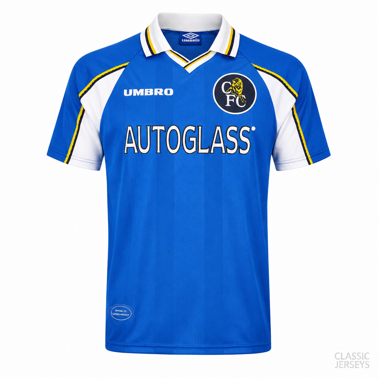 Chelsea Retro Home Soccer Jersey 1997–1999
