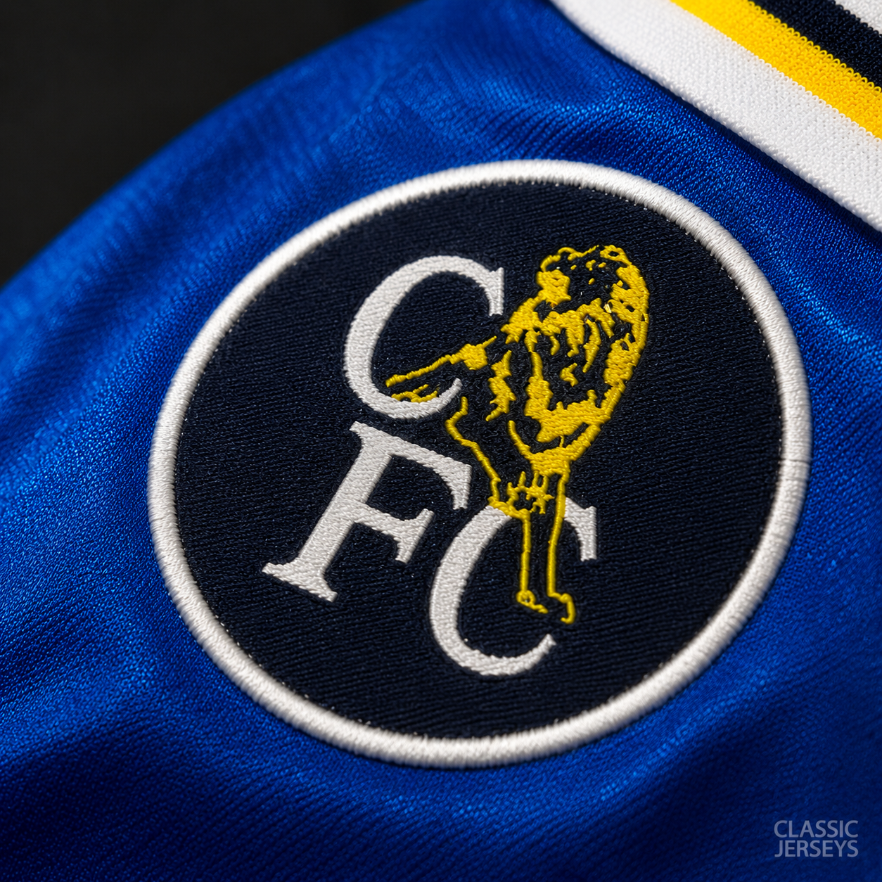 Chelsea Retro Home Soccer Jersey 1997–1999