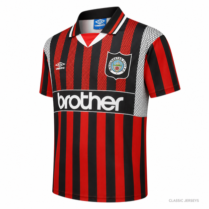 Manchester City Retro Away Soccer Jersey 1994–1996