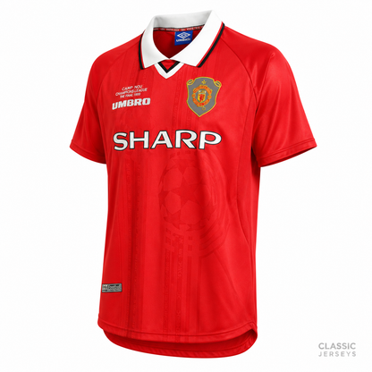 Manchester United Retro Home Soccer Jersey 1999–2000