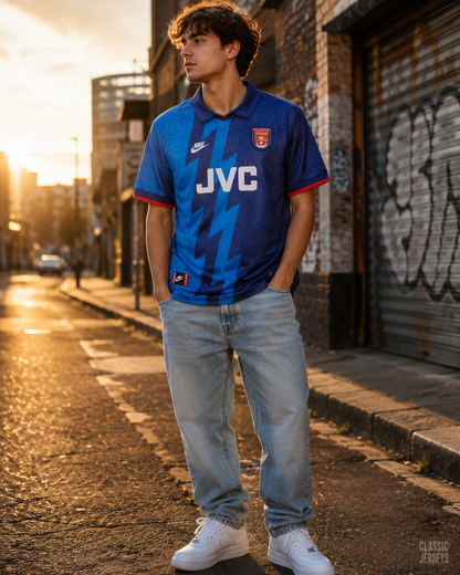 Arsenal Retro 95-96 Away Soccer Jersey