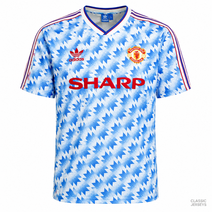 Retro 90-92 Manchester United Away Jersey