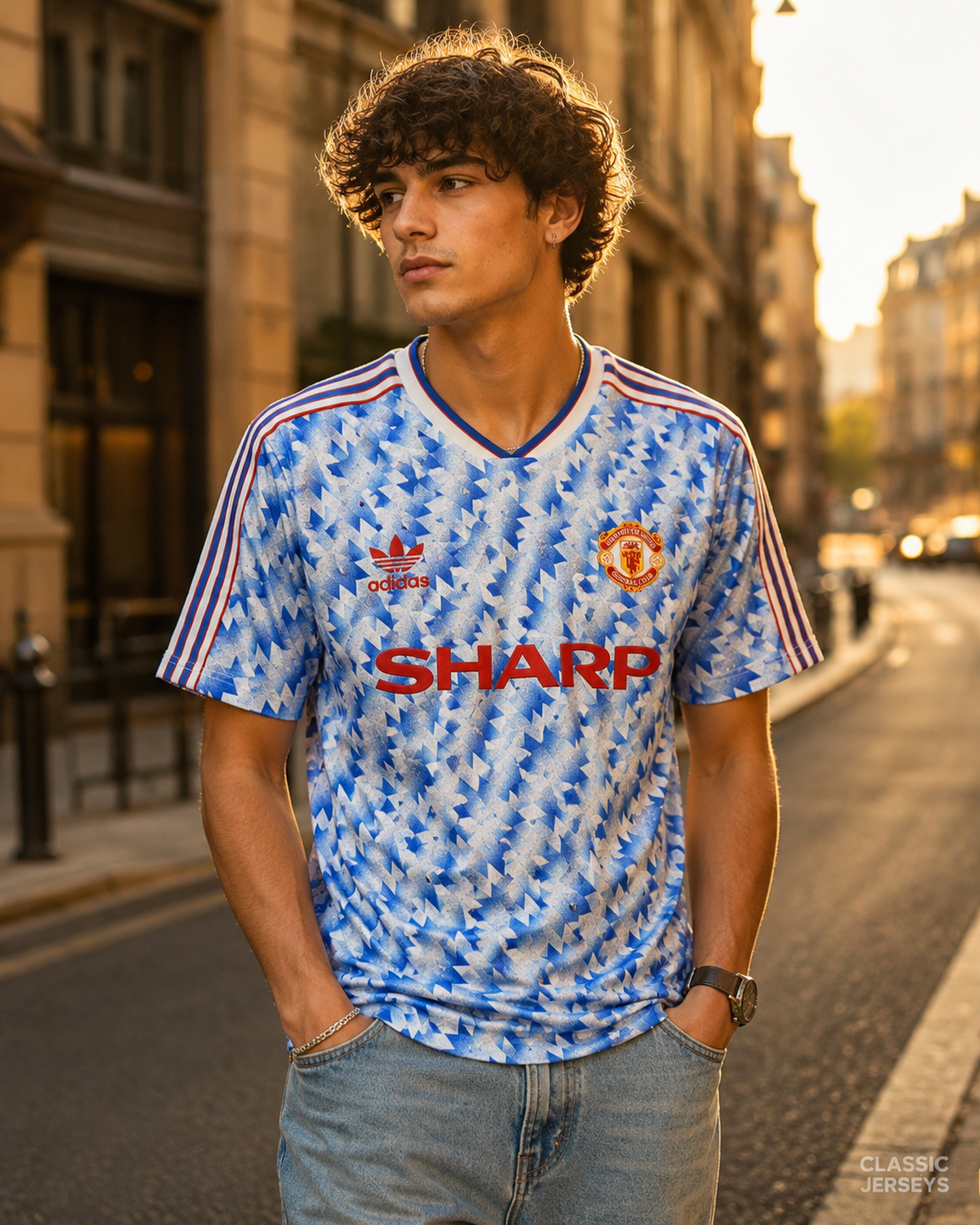 Retro 90-92 Manchester United Away Jersey