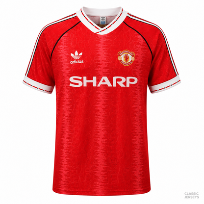 Retro 90-92 Manchester United Home Jersey