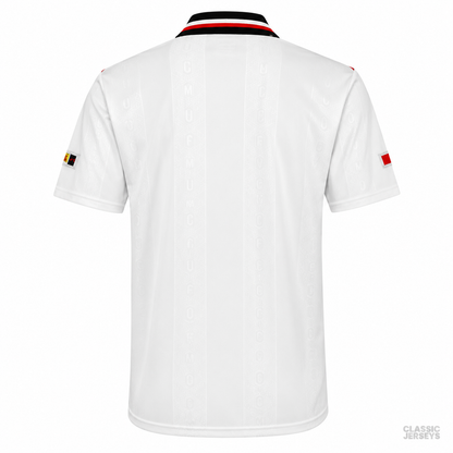 Retro 97-99 Manchester United White Jersey