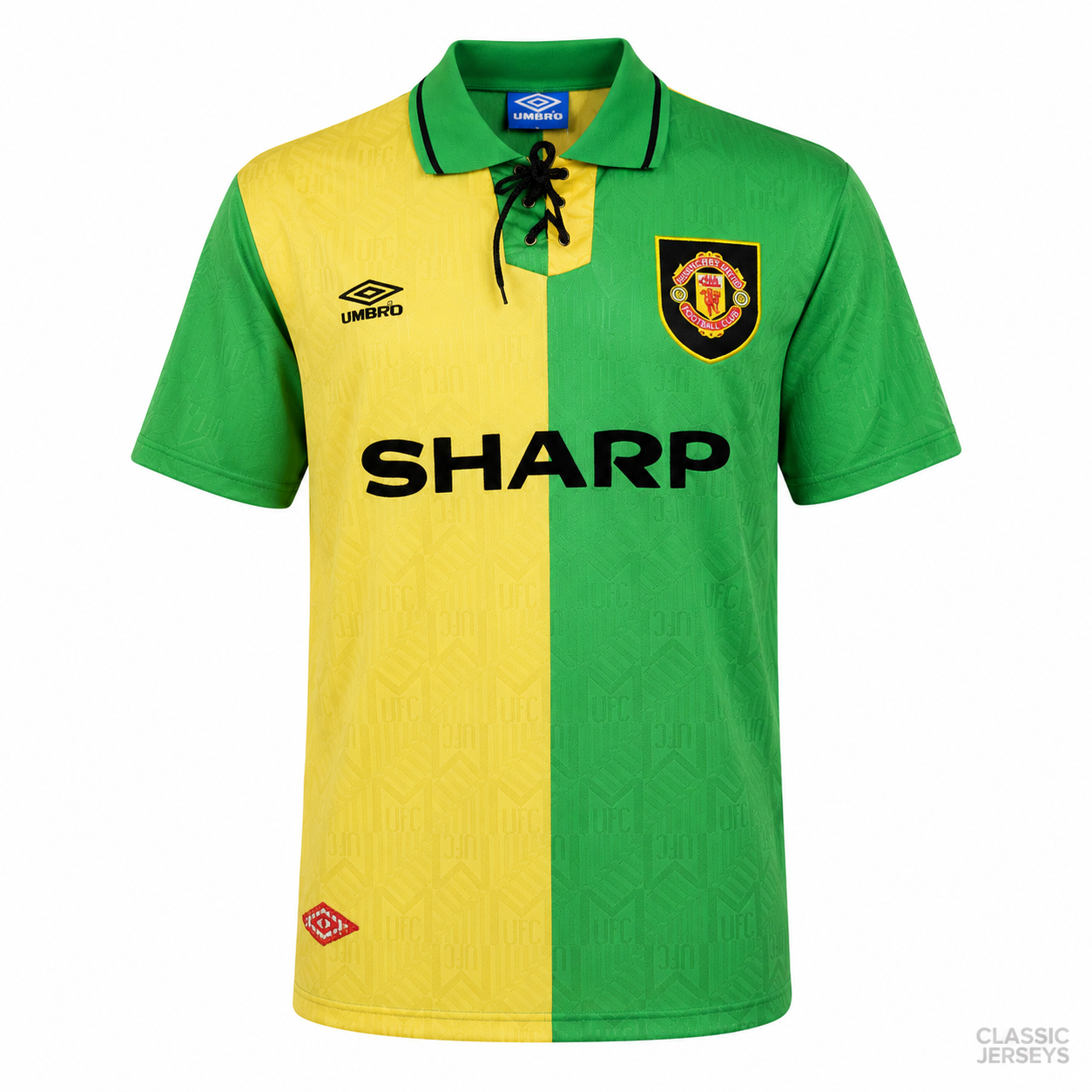 Retro 92-94 Manchester United Third Green Jersey