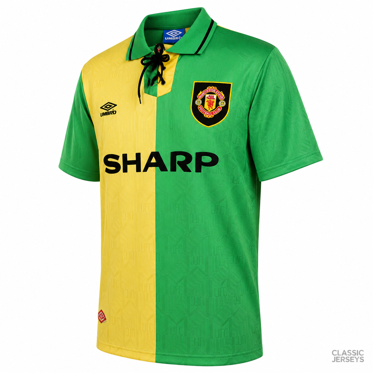 Retro 92-94 Manchester United Third Green Jersey