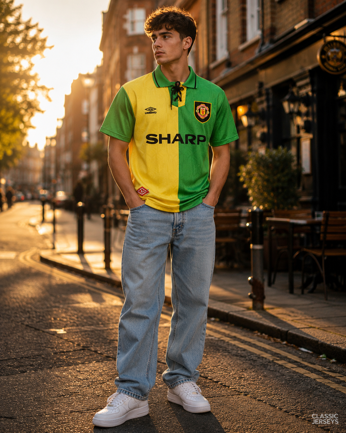 Retro 92-94 Manchester United Third Green Jersey