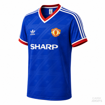 Retro 86-88 Manchester United third away Soccer Jersey