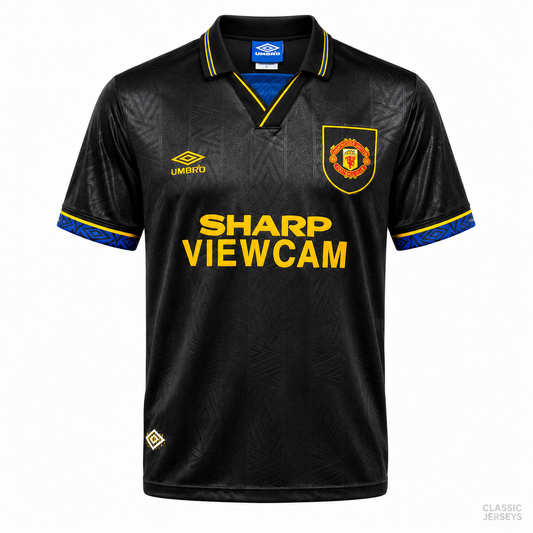 Retro 93-95 Manchester United away Soccer Jersey