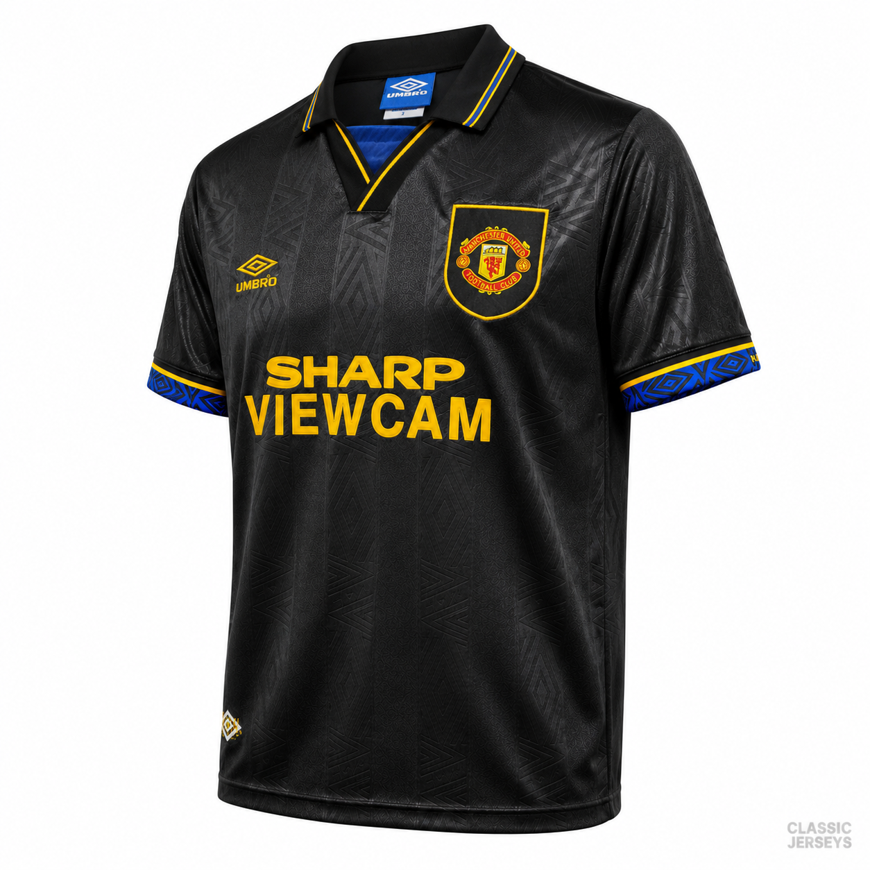 Retro 93-95 Manchester United away Soccer Jersey