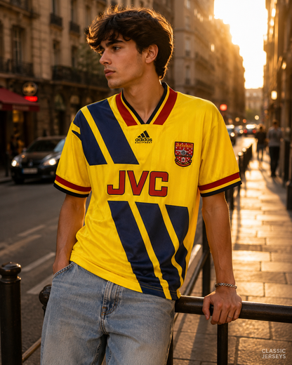 Retro Arsenal 93-94 away Soccer Jersey