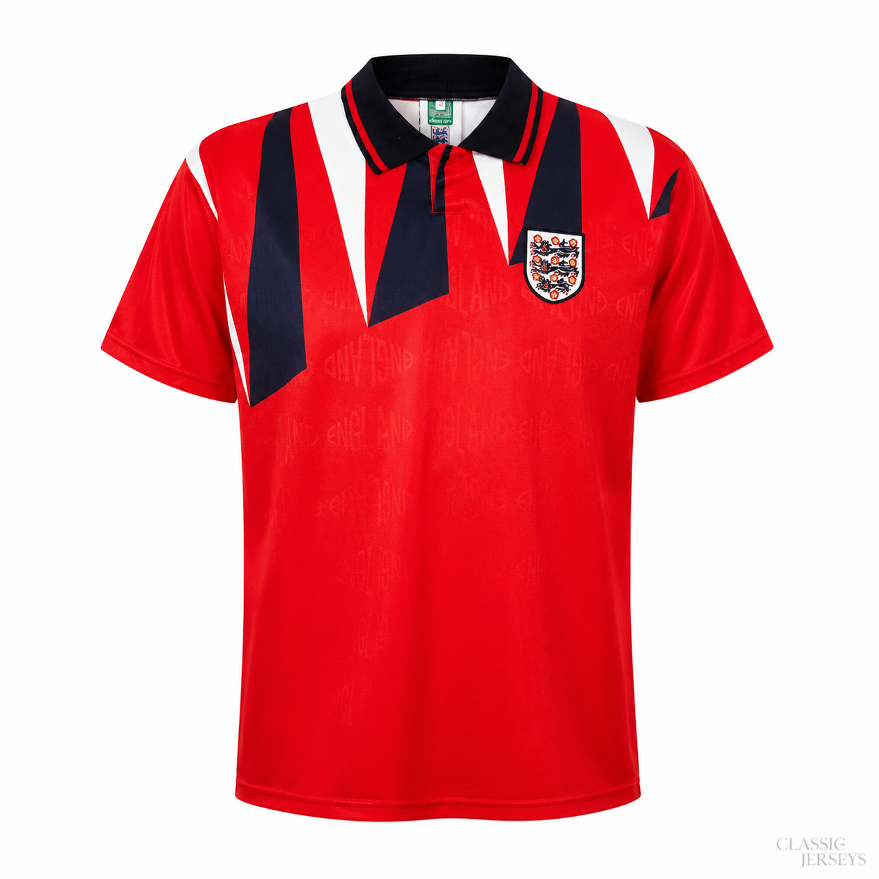 Retro 1992 England Away Red Jersey