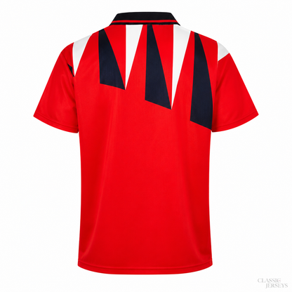 Retro 1992 England Away Red Jersey