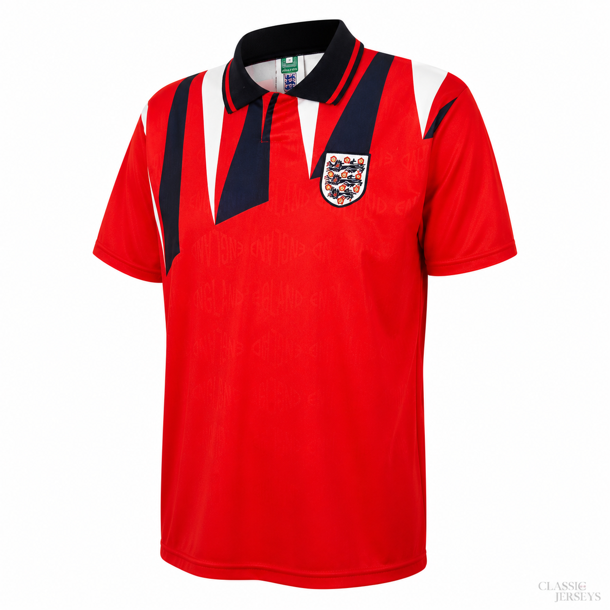 Retro 1992 England Away Red Jersey
