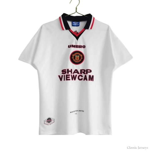 Manchester United 96-97 SHARP VEWCAM - Away Retro Kit