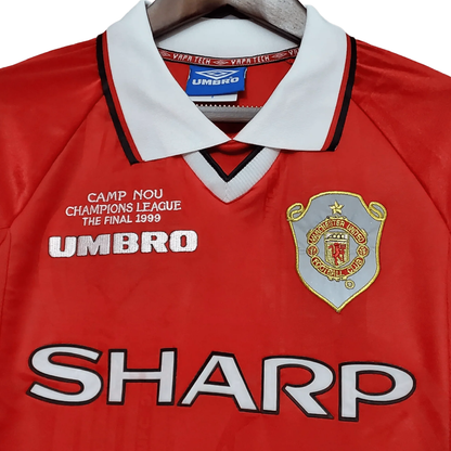 Manchester United 99-2000 SHARP - UCL FINAL Retro Kit – Long Sleeves