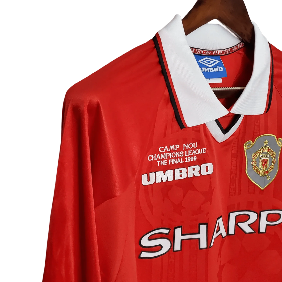 Manchester United 99-2000 SHARP - UCL FINAL Retro Kit – Long Sleeves